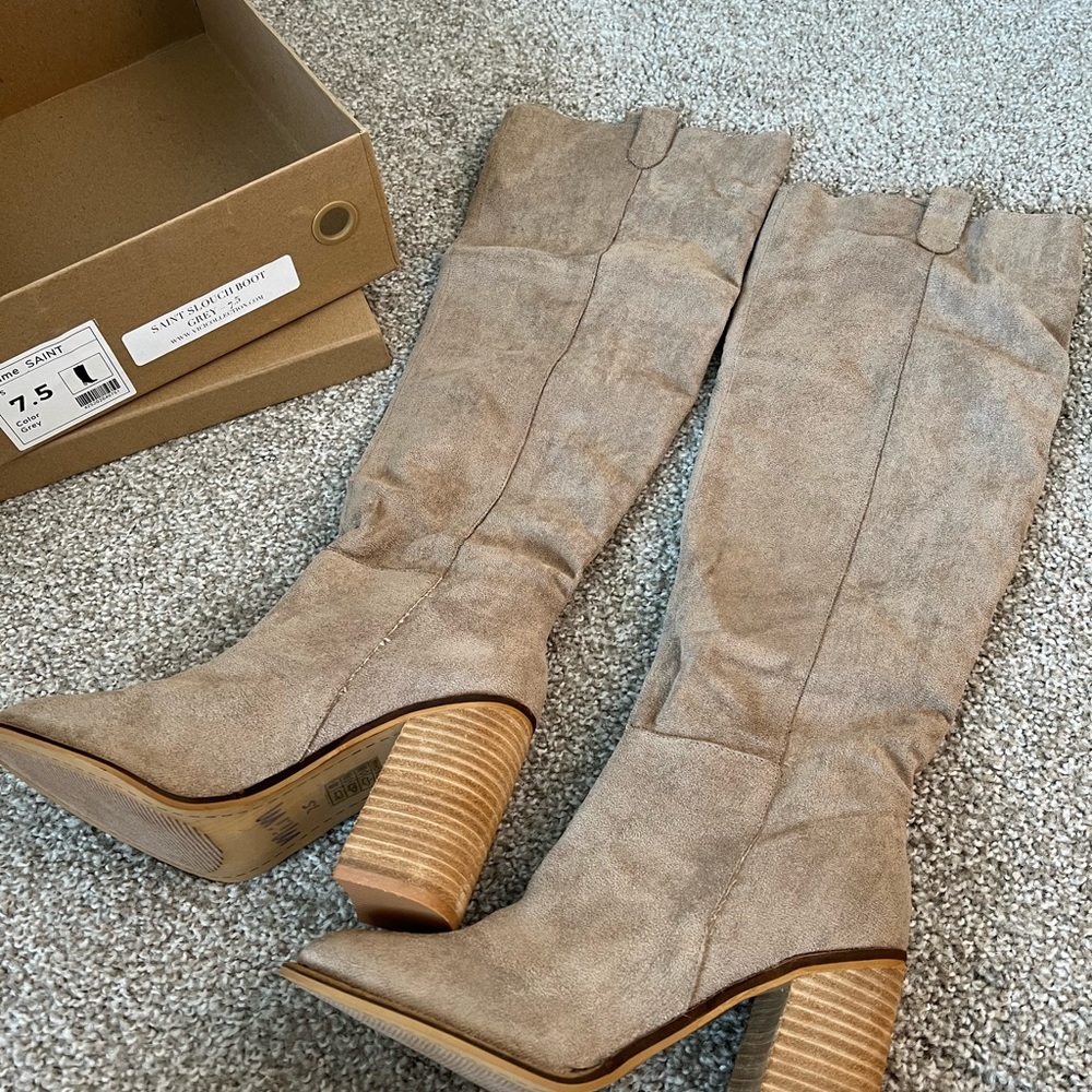 Vici collection knee high slouch boots